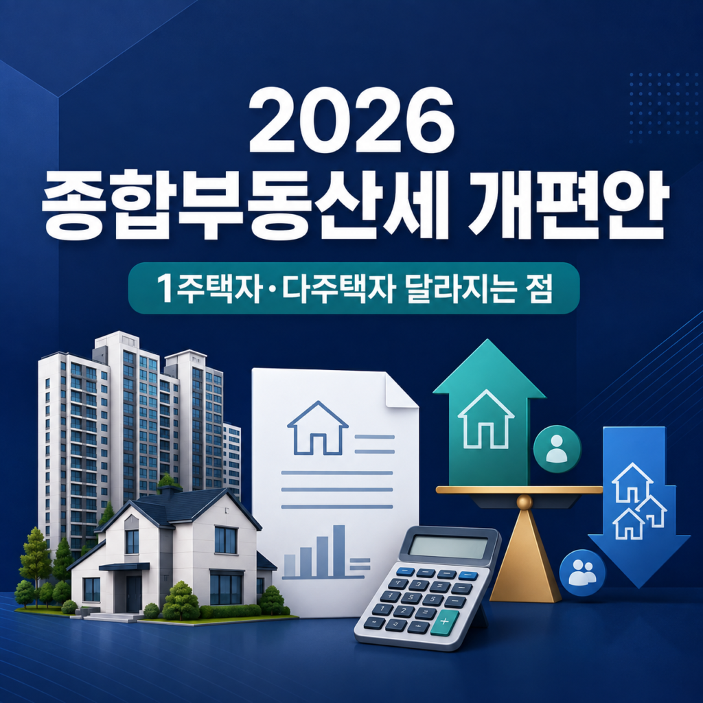 2026 종합부동산세 개편안 핵심 내용 안내